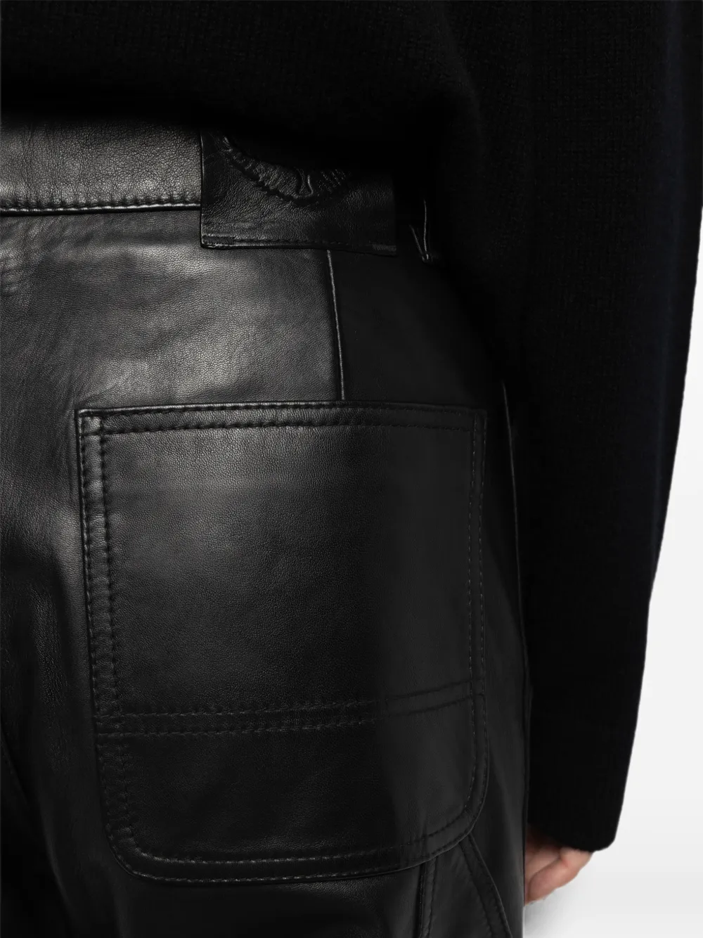 Zadig&Voltaire Perya leren broek Zwart