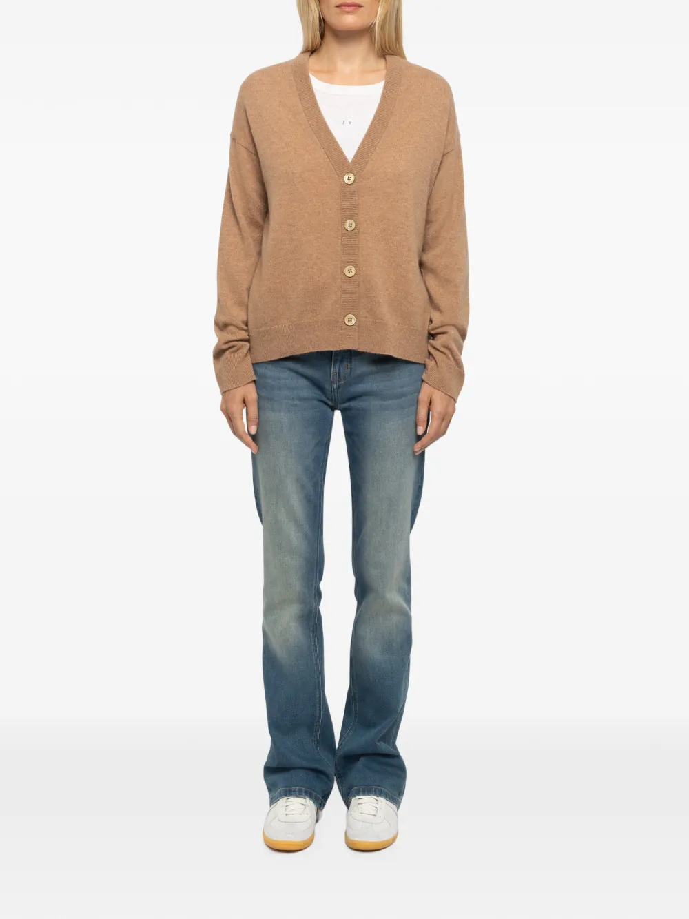 Zadig&Voltaire Mirkaz cashmere cardigan Beige