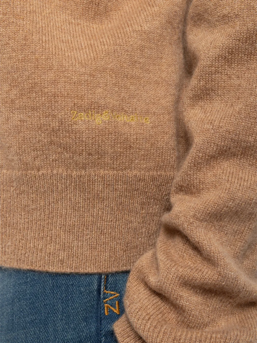 Zadig&Voltaire Mirkaz cashmere cardigan Beige