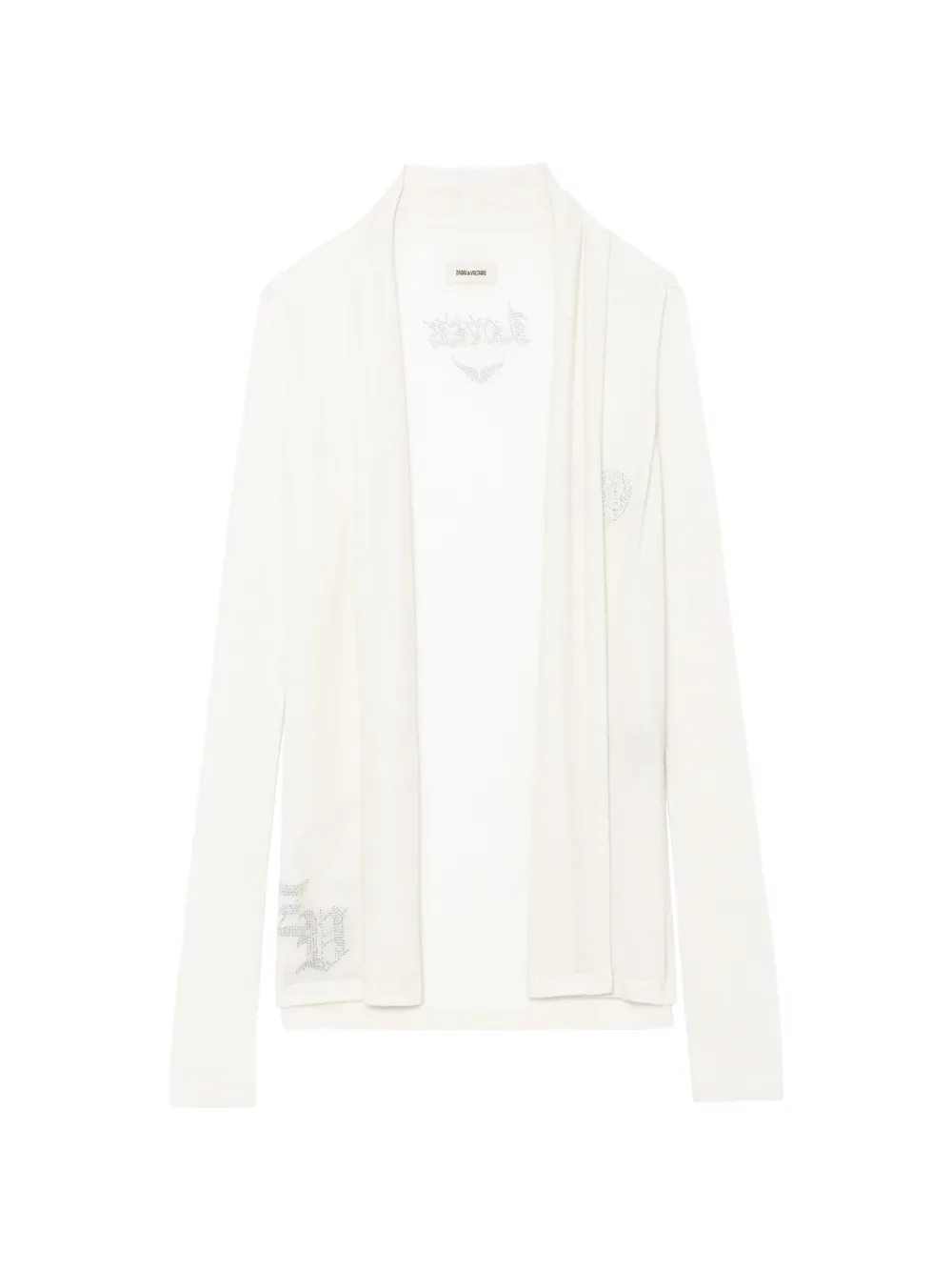 Zadig&Voltaire strass-embellished Robyn cardigan - Bianco