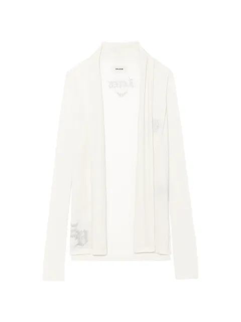 Zadig&Voltaire strass-embellished Robyn cardigan