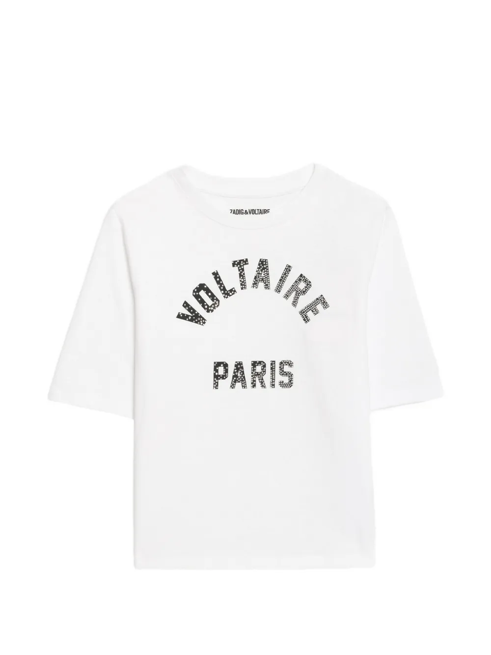 Zadig & Voltaire Kids Amber T-shirt Wit