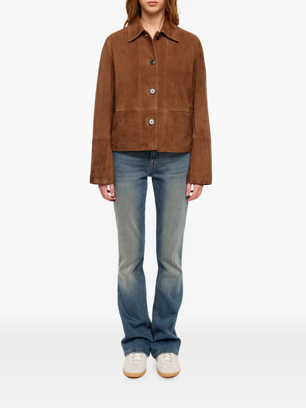 Zadig&Voltaire Lessa suède jack Bruin