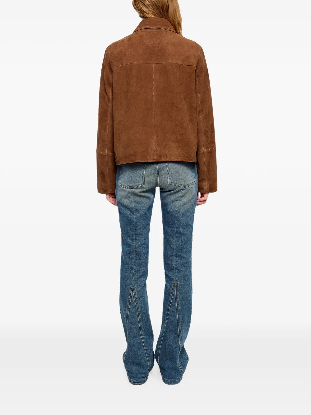 Zadig&Voltaire Lessa suède jack Bruin