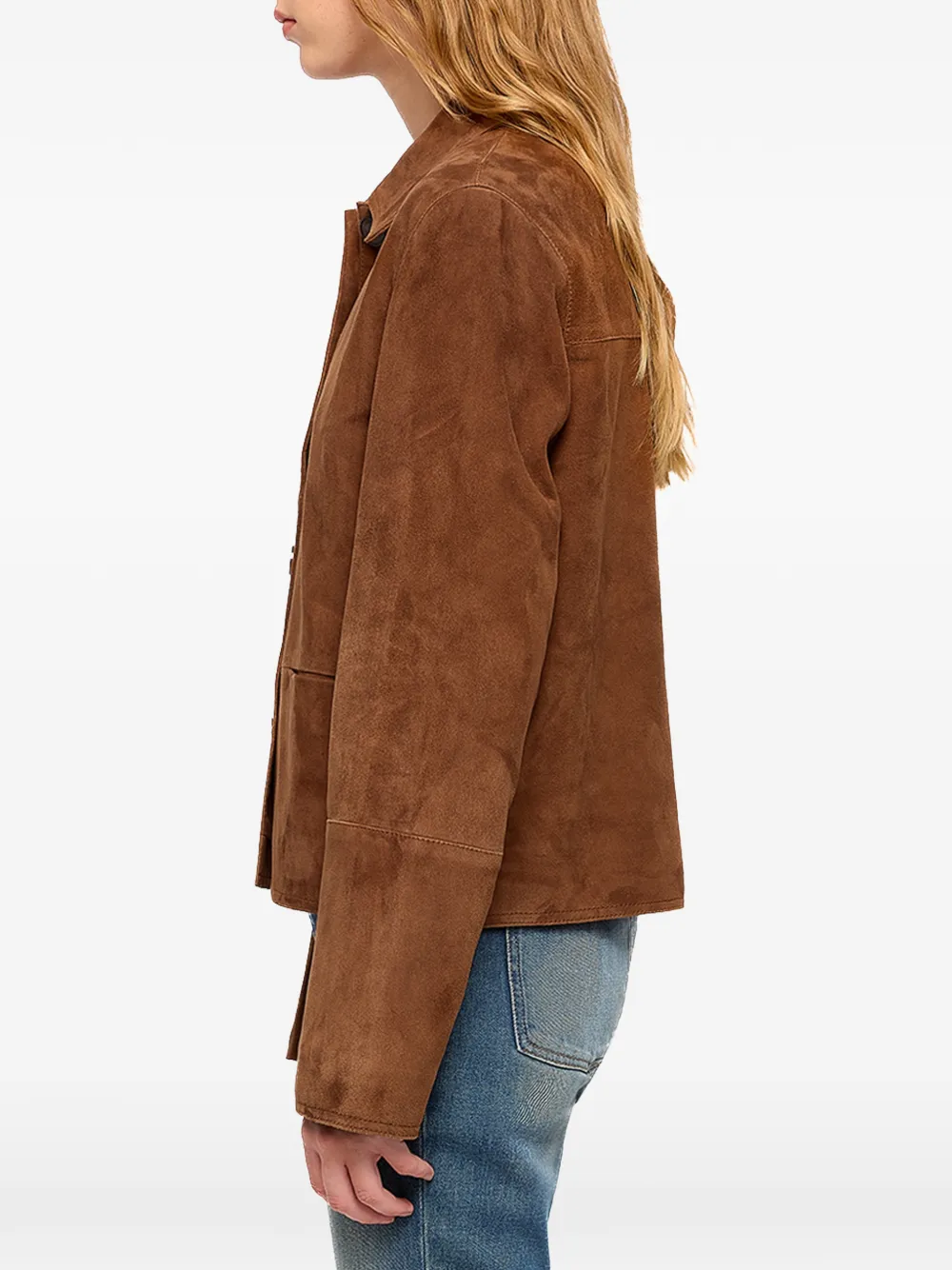 Zadig&Voltaire Lessa suède jack Bruin