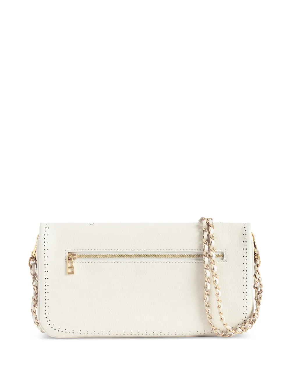 Zadig&Voltaire Rock schoudertas met geperforeerde details Beige