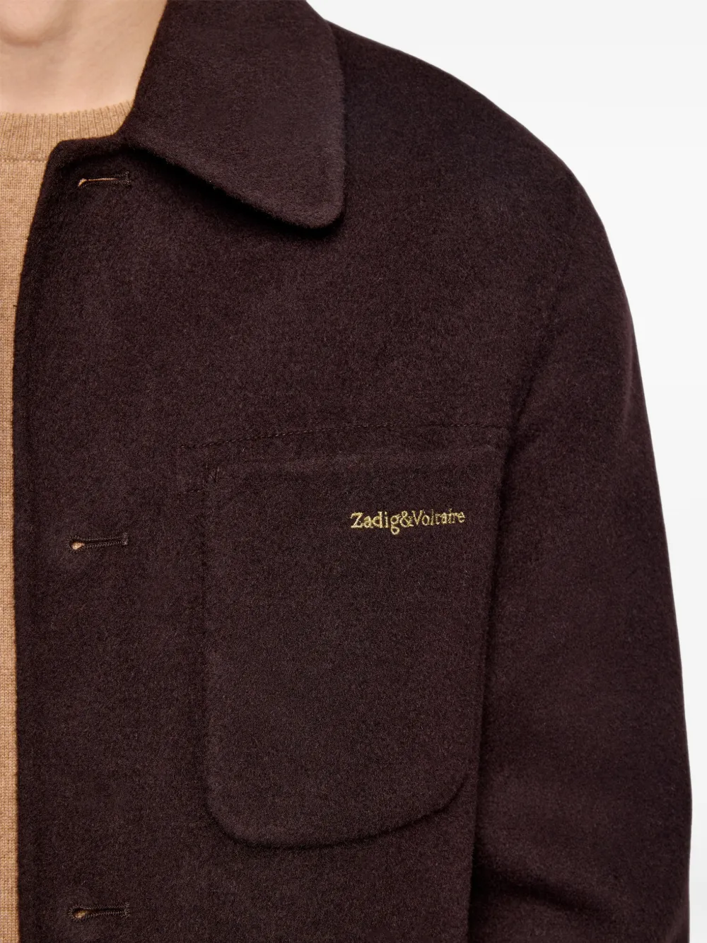 Zadig&Voltaire Venezia jacket Bruin