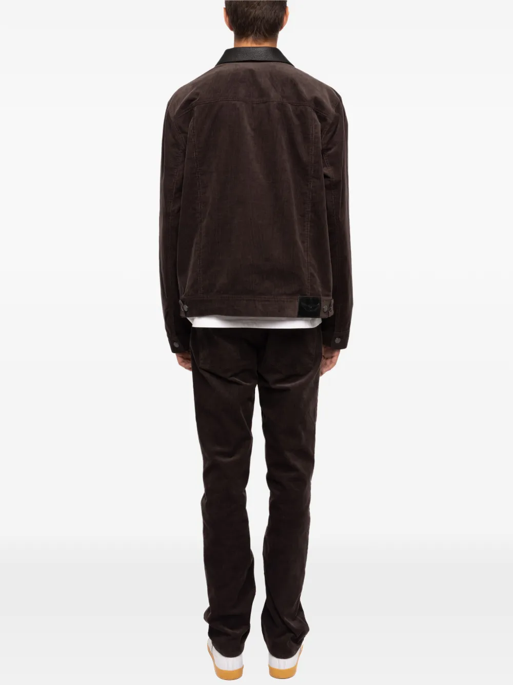 Zadig&Voltaire Bases fluwelen jack Bruin