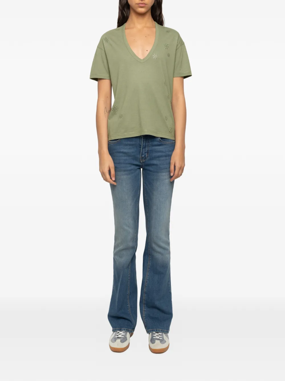 Zadig&Voltaire Marta T-shirt met korte mouwen Groen