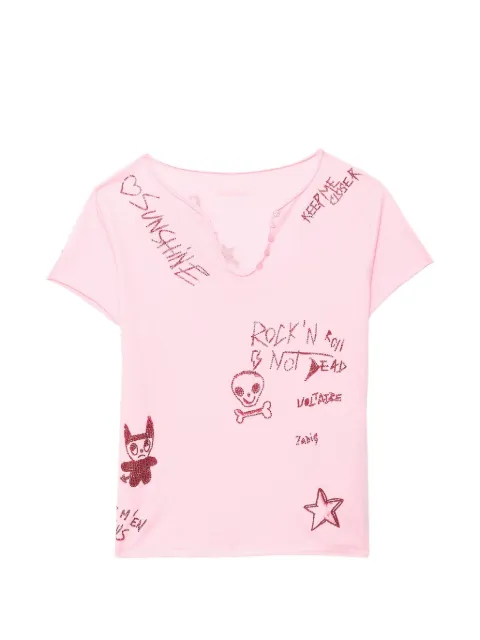 Zadig&Voltaire Happy henley T-shirt