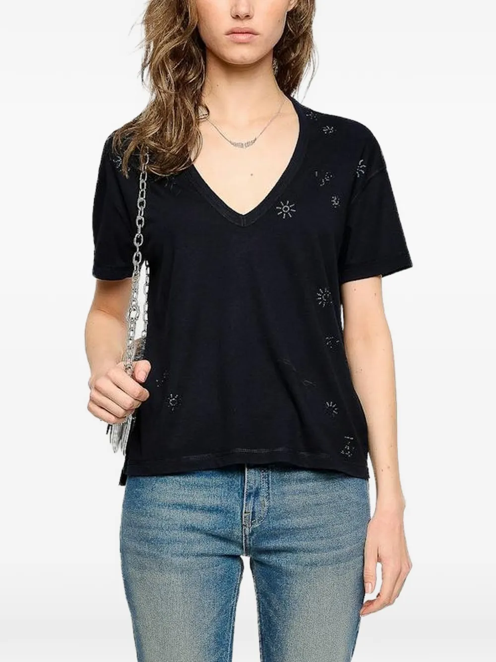 Zadig&Voltaire Marta T-shirt met korte mouwen Blauw