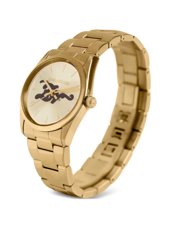 Zadig&Voltaire Zadig Wings 33mm Watch | Gold | FARFETCH