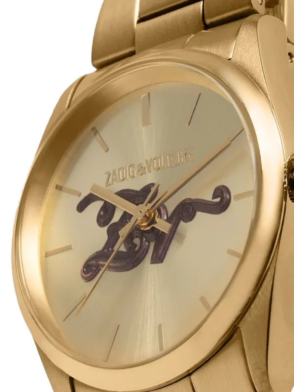 Zadig&Voltaire Zadig Wings 33mm Watch | Gold | FARFETCH