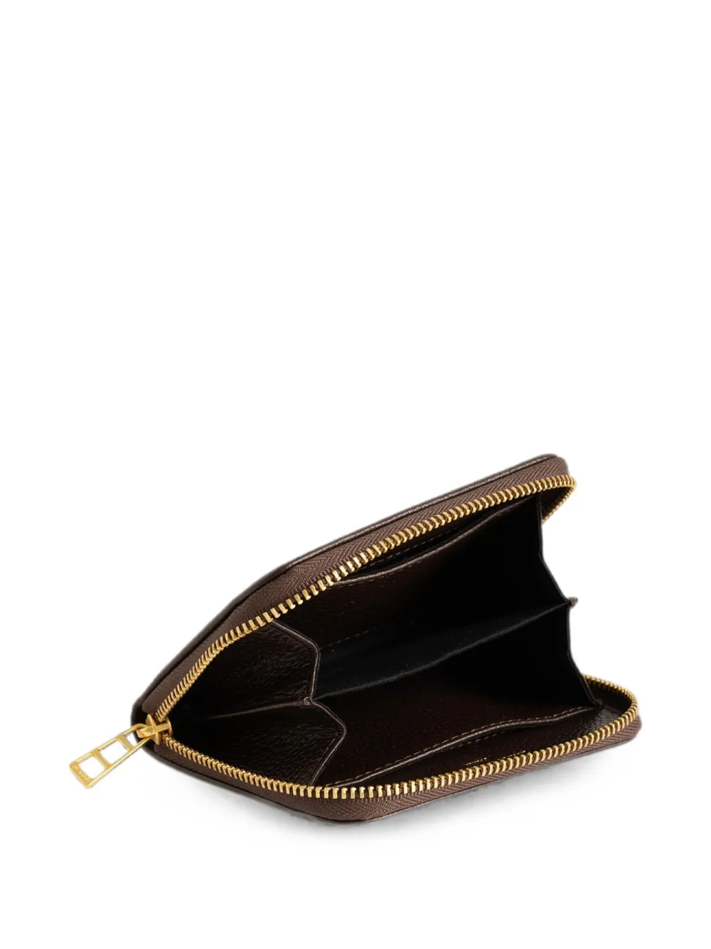 Zadig&Voltaire ZV mini-portemonnee van bewerkt leer Bruin