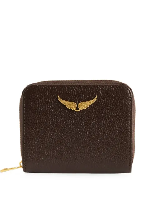 Zadig&Voltaire mini ZV grained leather wallet