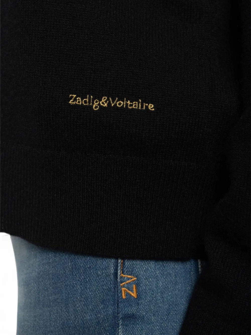 Zadig&Voltaire Mirkaz kasjmier vest Zwart