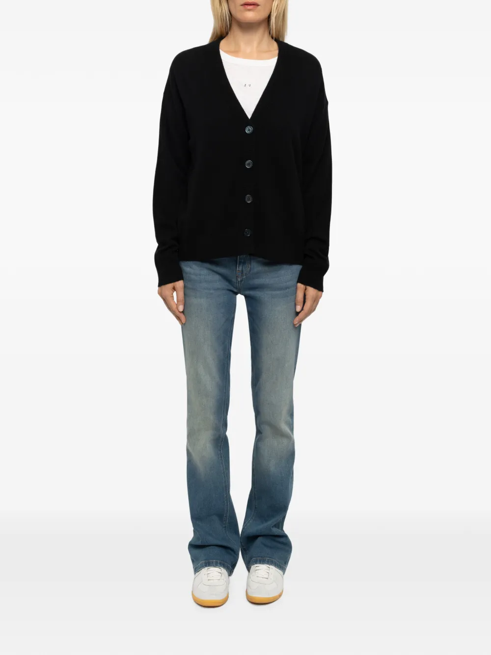 Zadig&Voltaire Mirkaz kasjmier vest Zwart