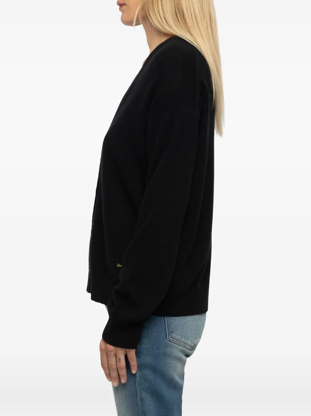 Zadig&Voltaire Mirkaz kasjmier vest Zwart