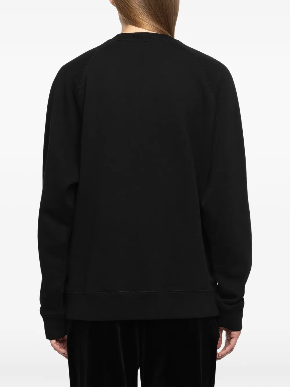 Zadig&Voltaire Sunca sweater met geborduurd logo Zwart