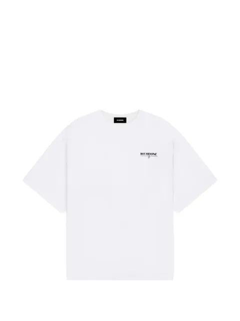 We11done logo-print oversized T-shirt