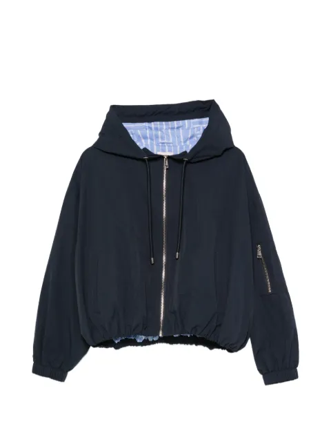 LIU JO nylon bomber jacket with hood