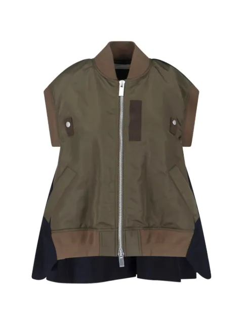 sacai chaleco con cierre