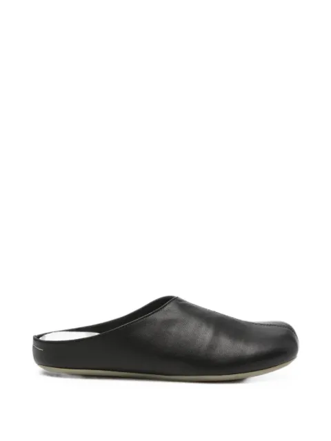 MM6 Maison Margiela Kids slip-on leather slippers