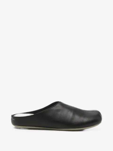 MM6 Maison Margiela Kids slip-on leather slippers