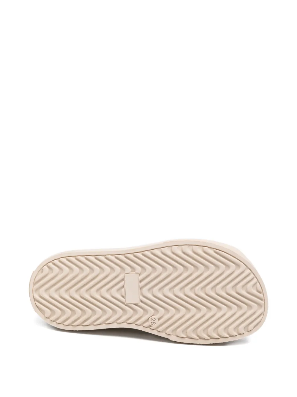 MM6 Maison Margiela Kids round-toe sneakers Wit