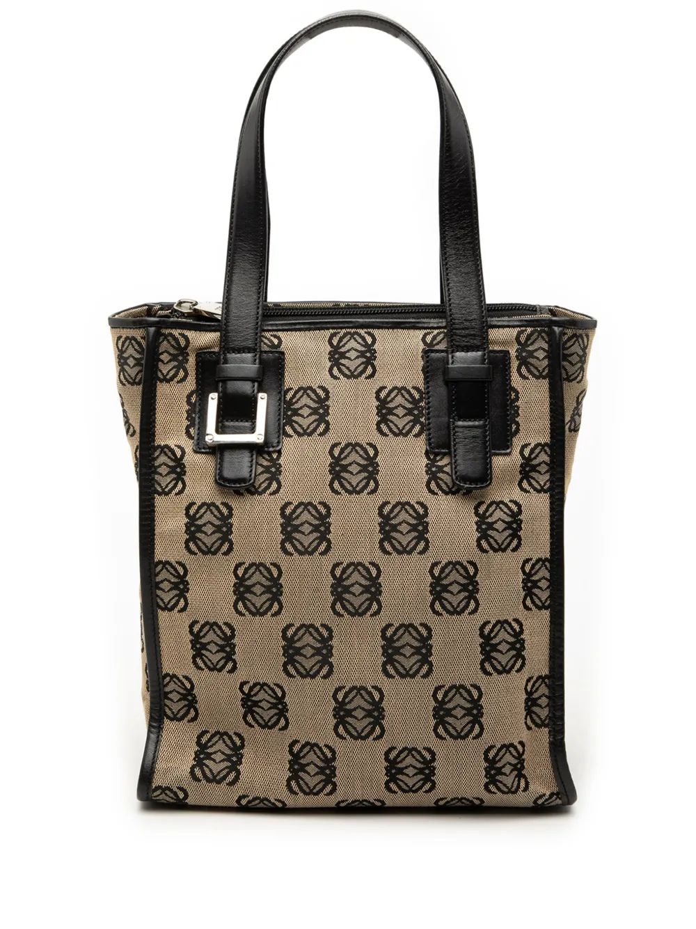 Loewe Pre-Owned 2003 Anagram Canvas handbag - Toni neutri