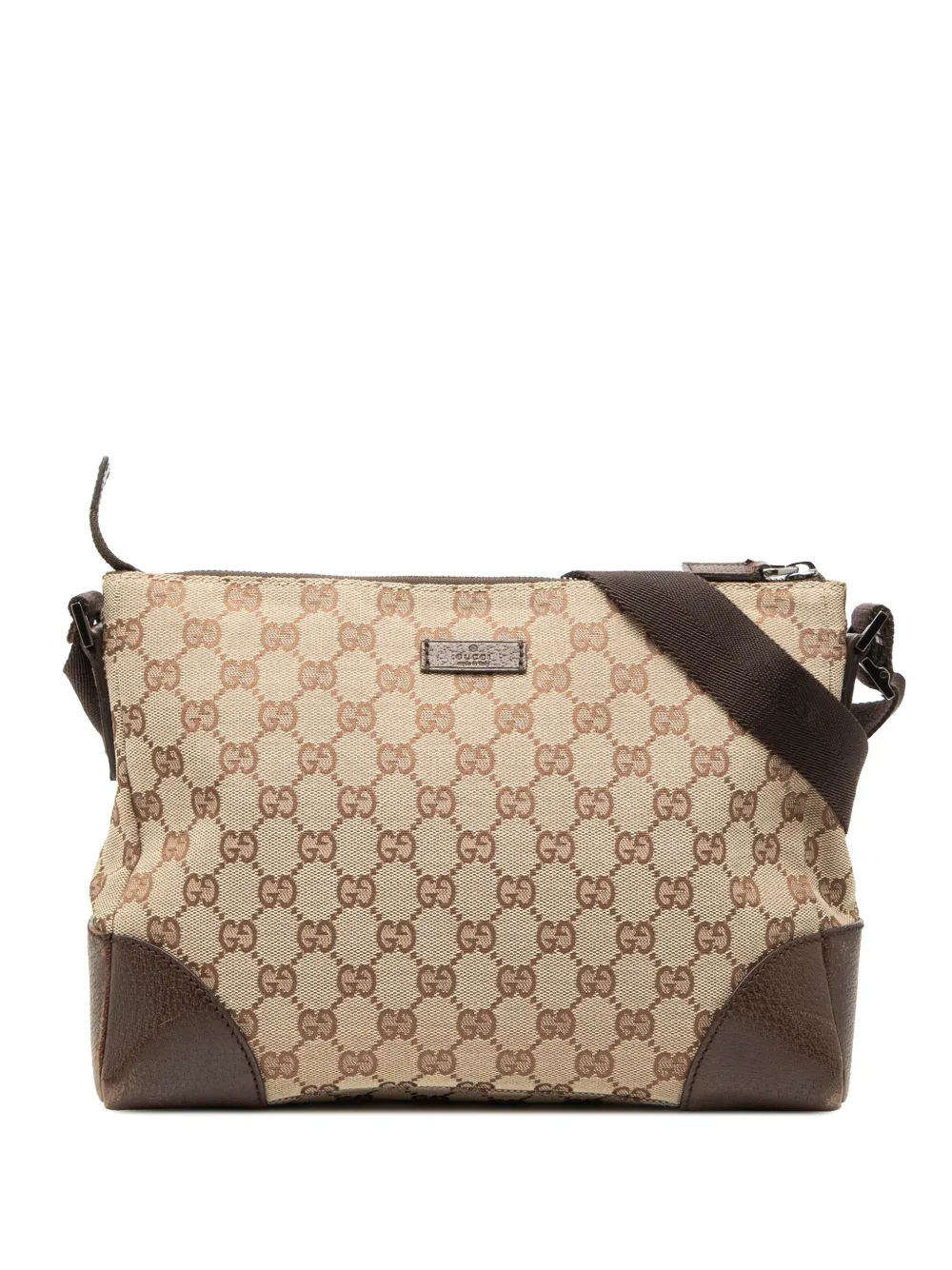 Gucci Pre-Owned 2000-2015 GG Canvas crossbody bag - Toni neutri