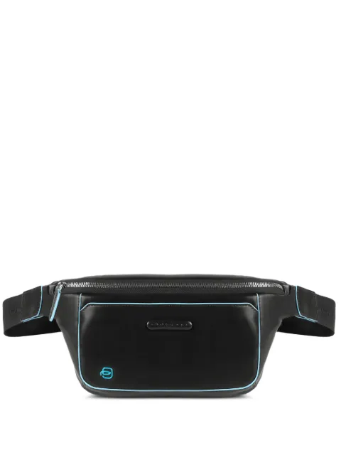 PIQUADRO piping-detail leather belt bag
