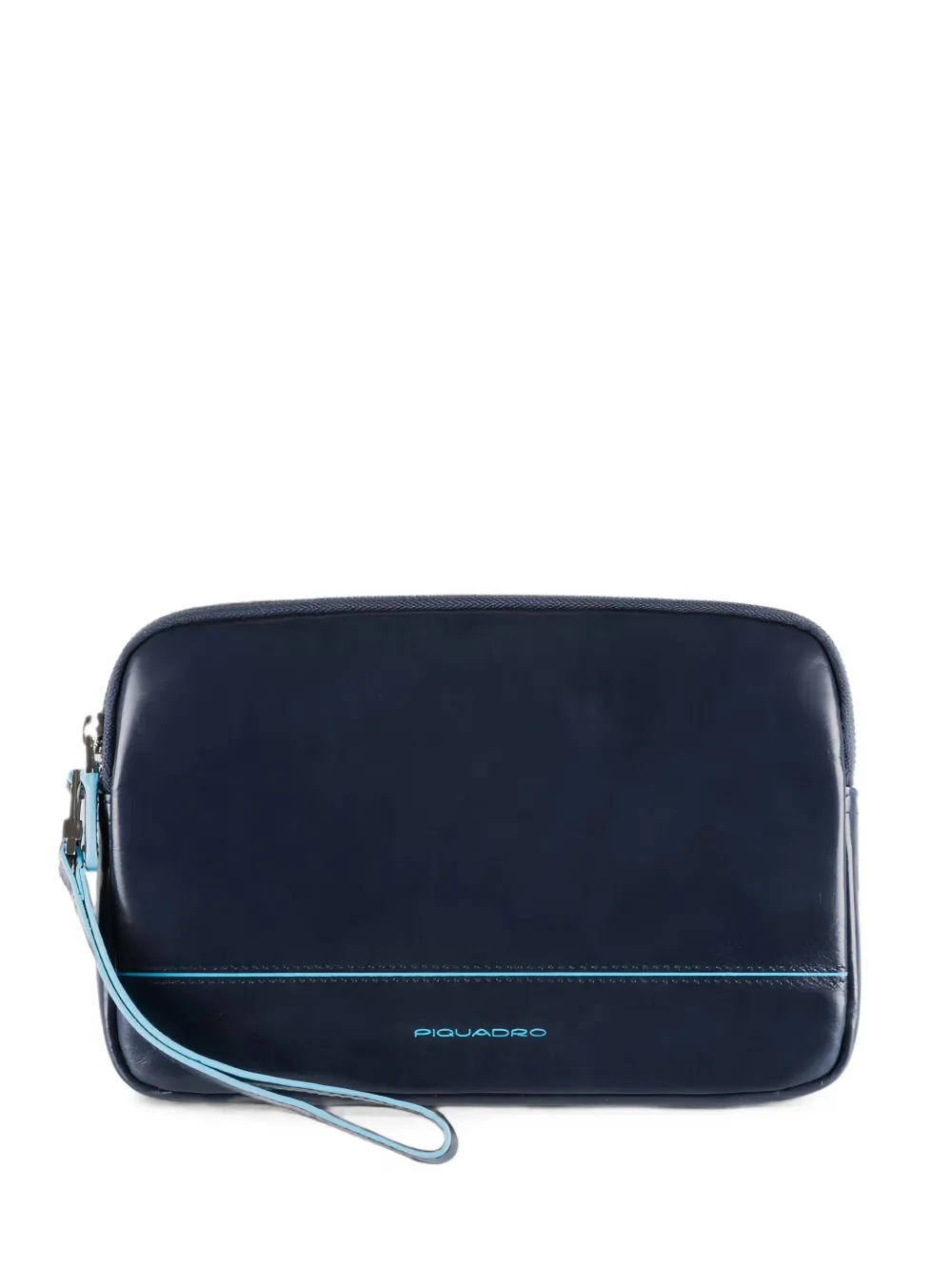 PIQUADRO leather wristlet clutch bag
