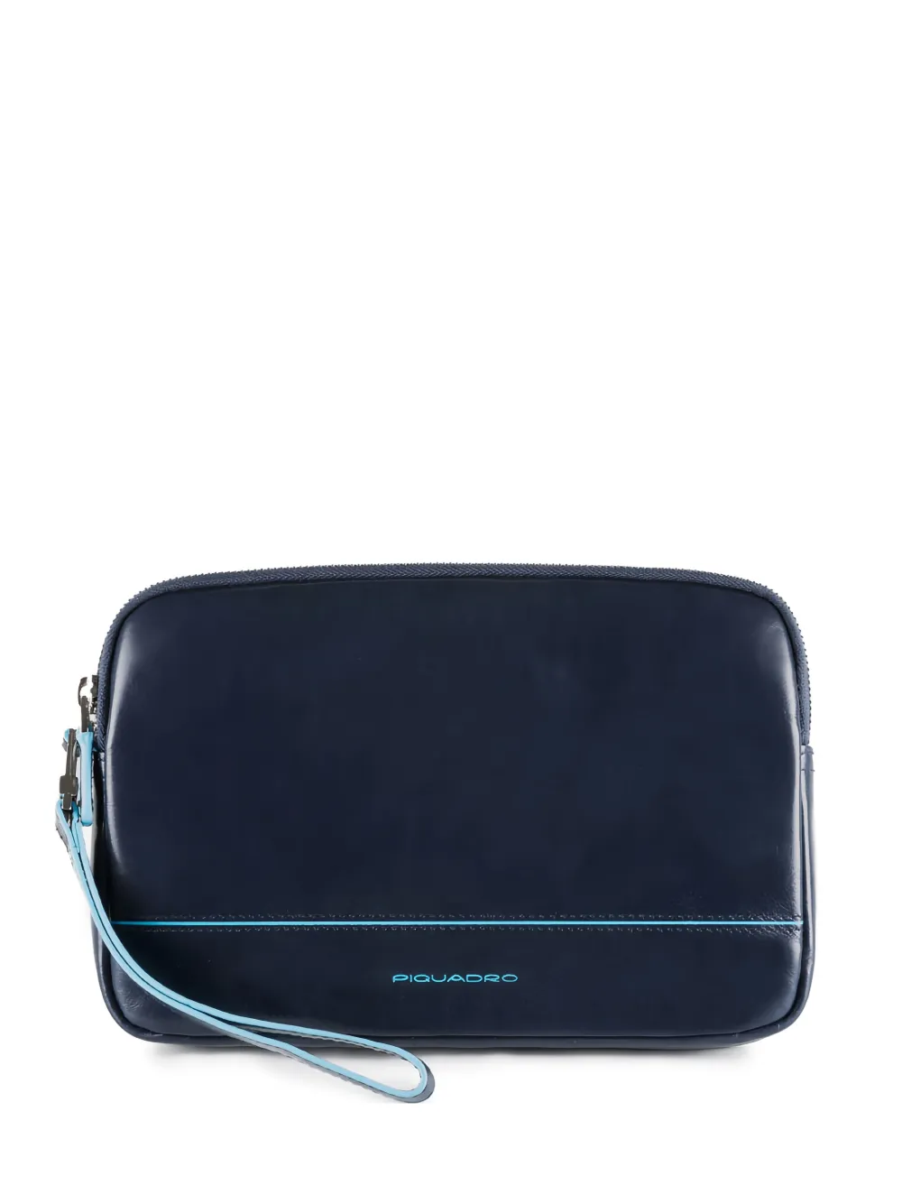 PIQUADRO leather wristlet clutch bag