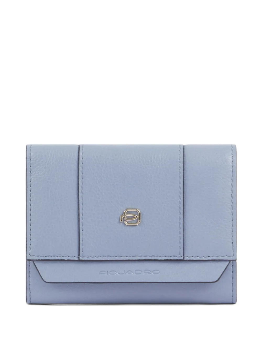 PIQUADRO trifold leather wallet - Blu