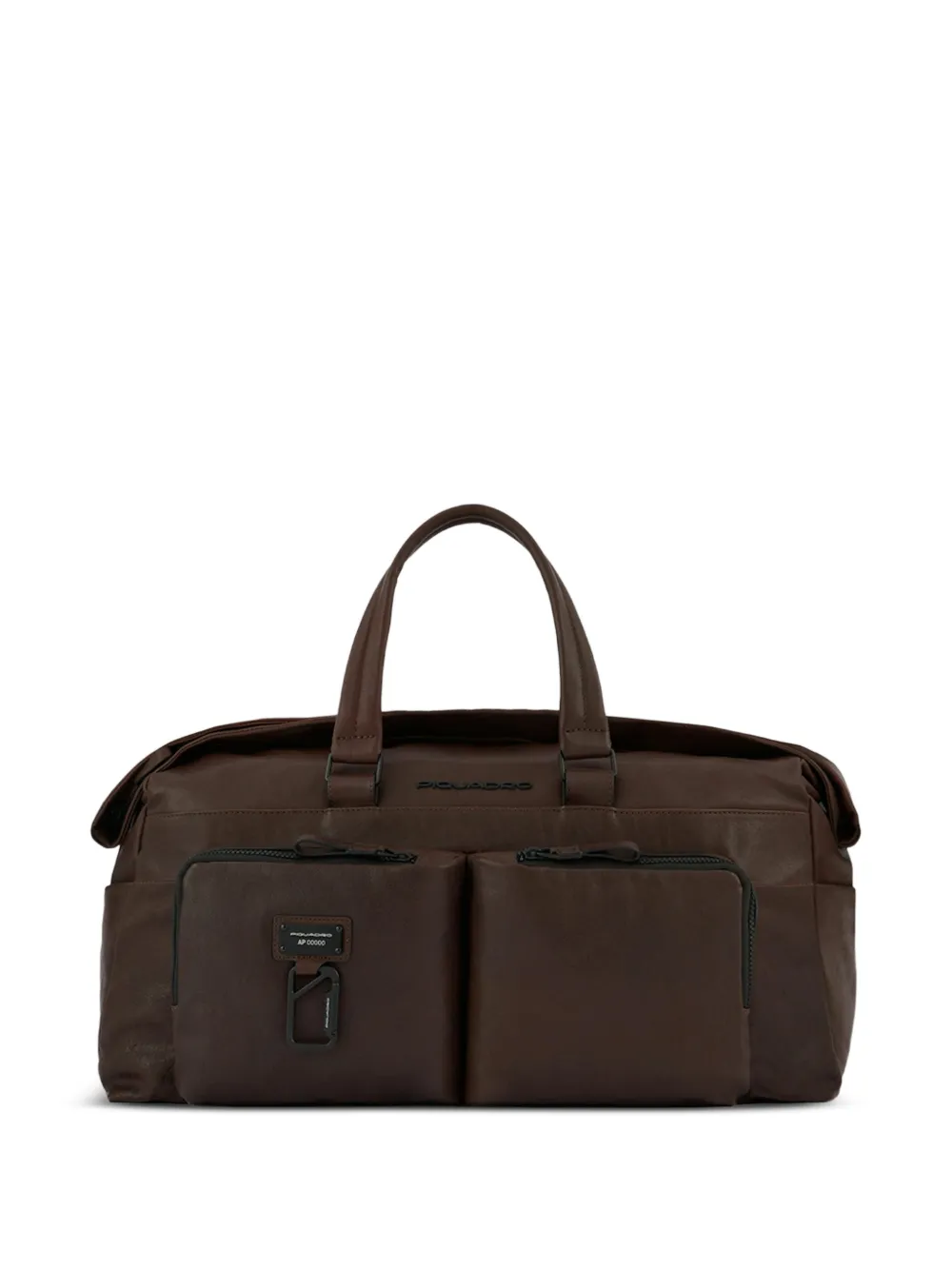 PIQUADRO Borsone in pelle - Marrone