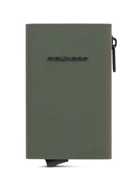 PIQUADRO portefeuille à fermeture zippée et bouton poussoir