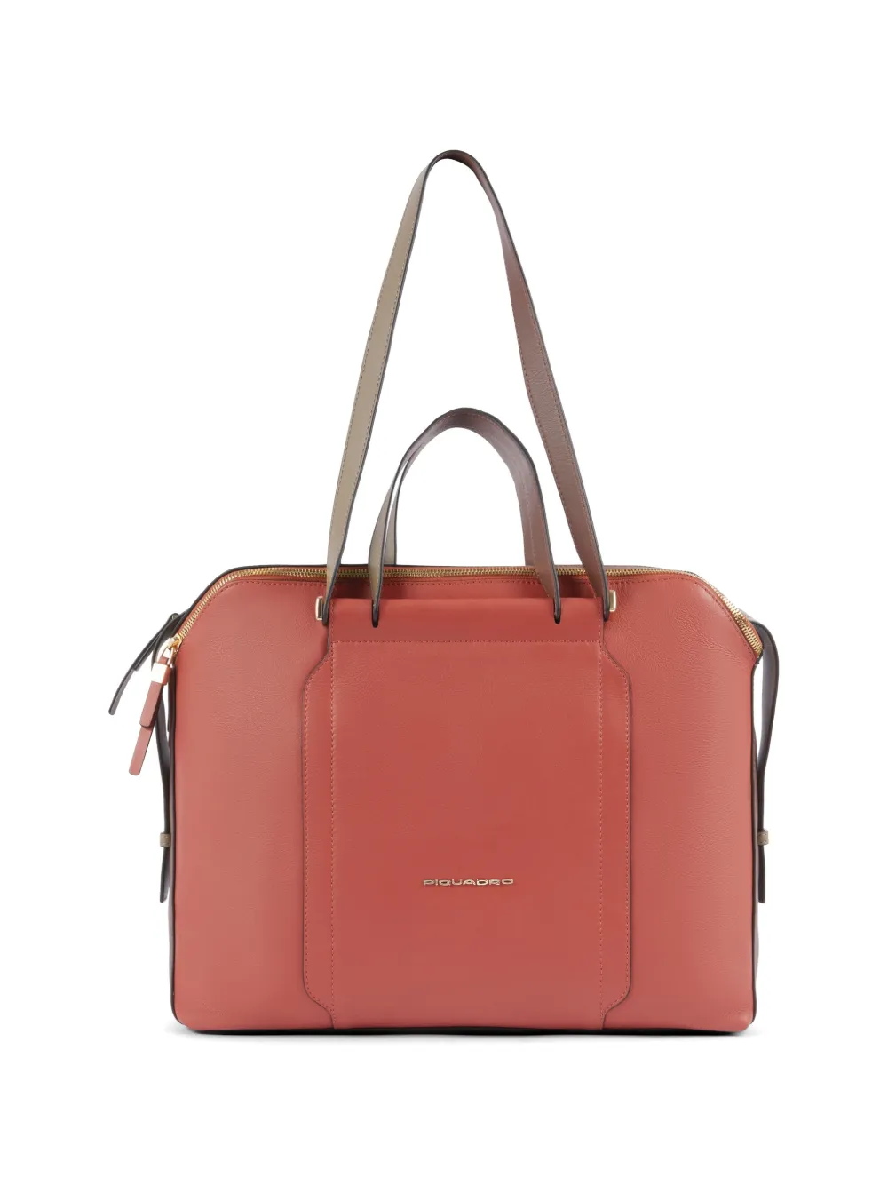 PIQUADRO leather laptop bag - Arancione
