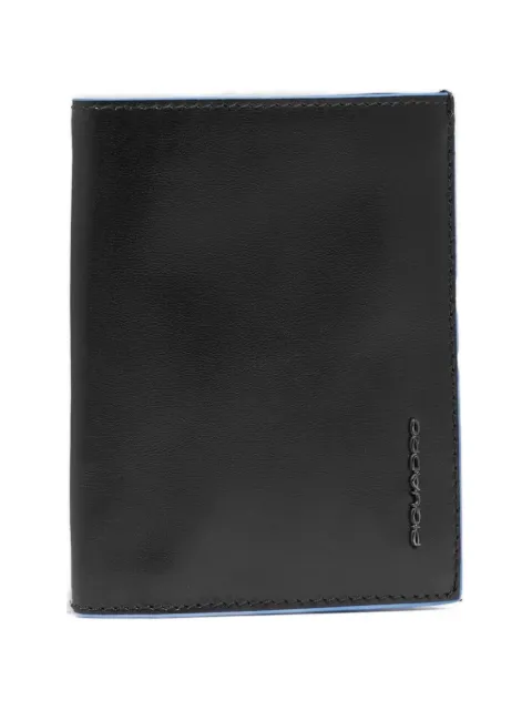 PIQUADRO trifold leather wallet