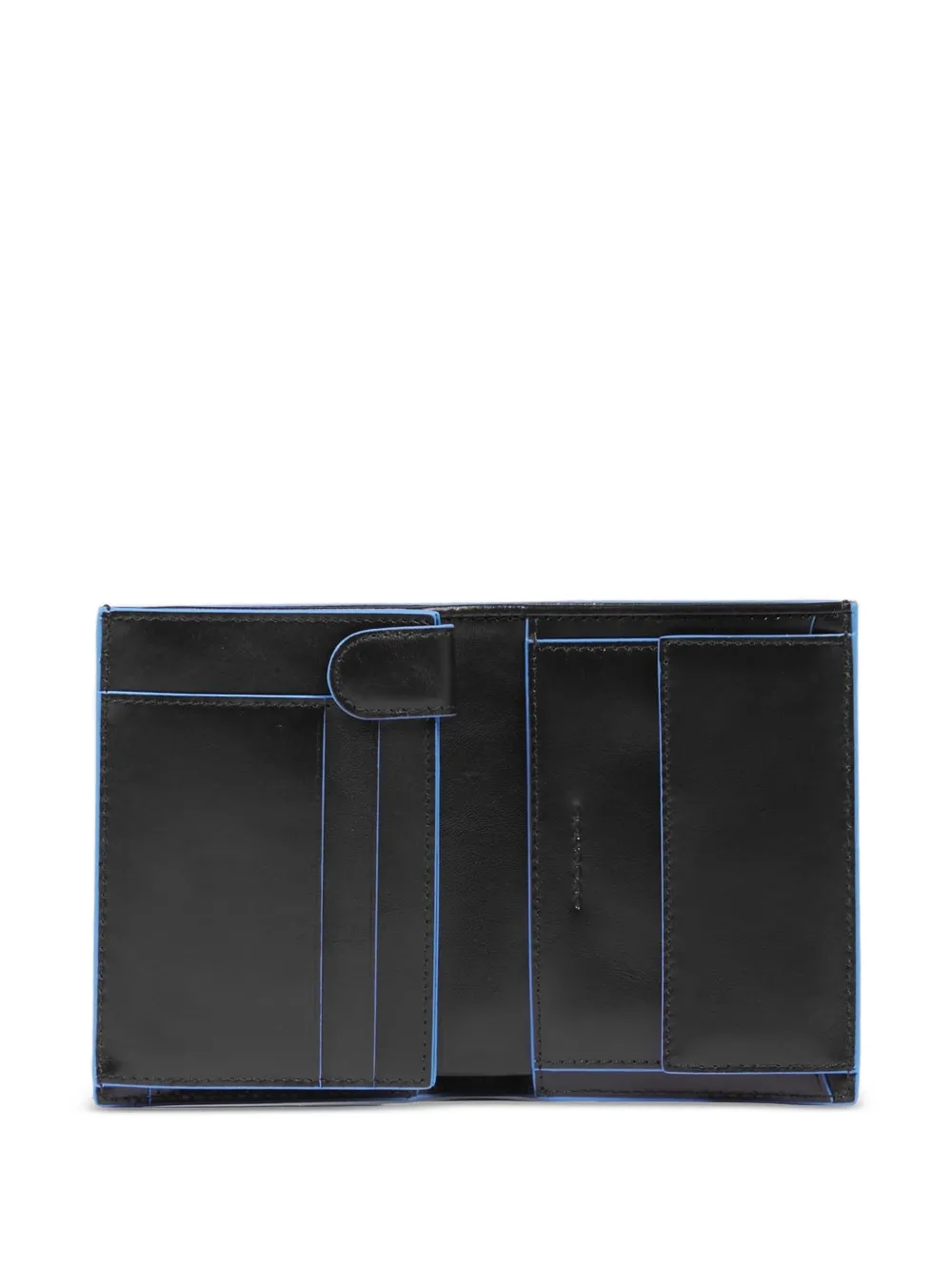 PIQUADRO Leren portemonnee Zwart
