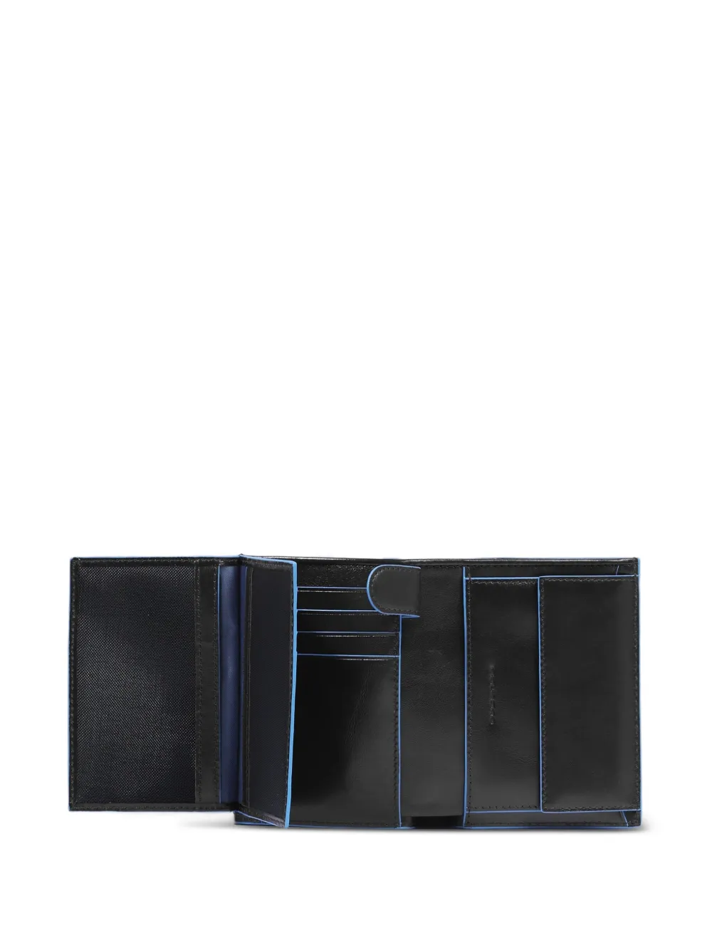 PIQUADRO Leren portemonnee Zwart