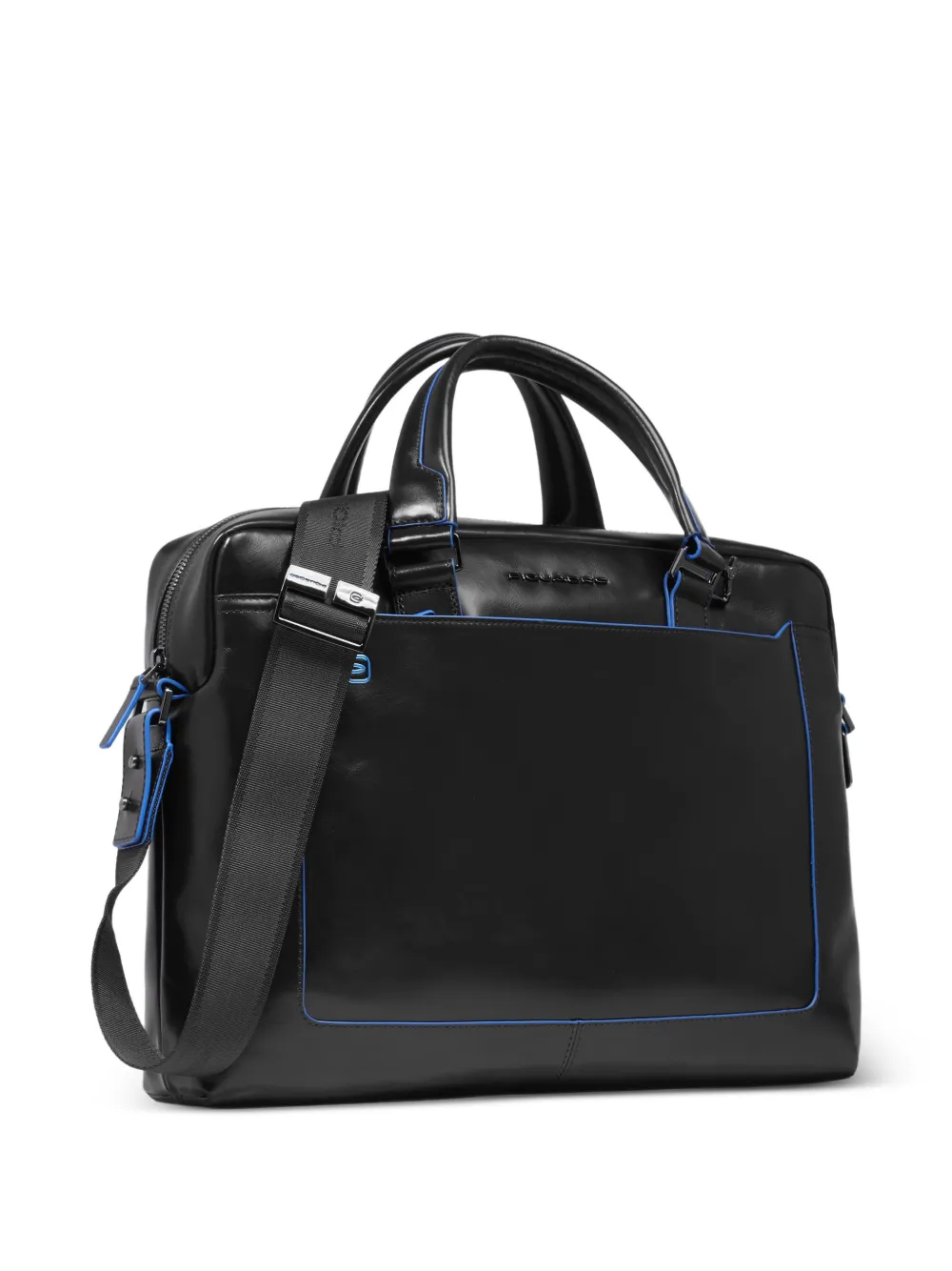 PIQUADRO Gepersonaliseerde laptoptas Zwart