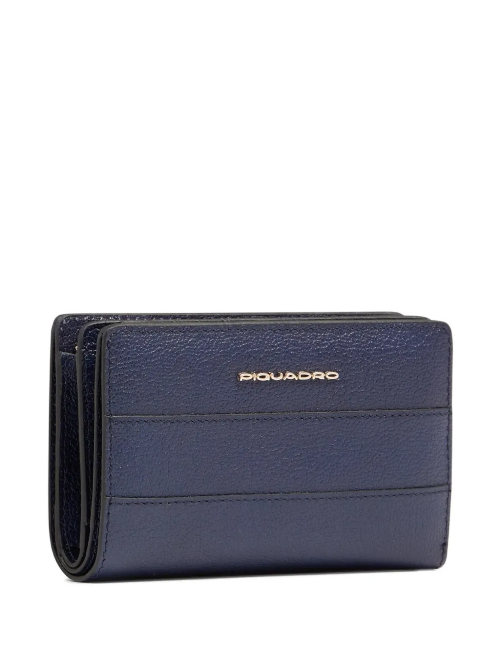 PIQUADRO Leren portemonnee Blauw