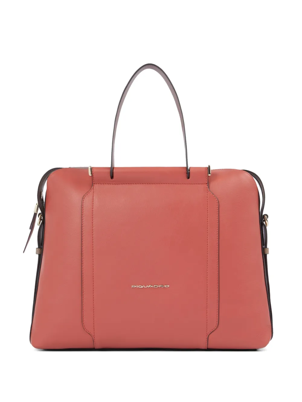 PIQUADRO leather laptop bag - Arancione