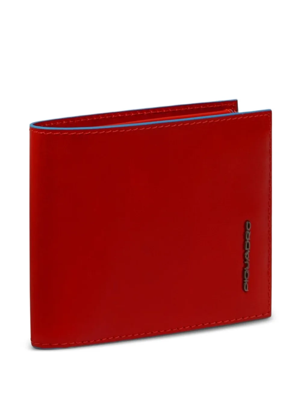 PIQUADRO Leren portemonnee Rood