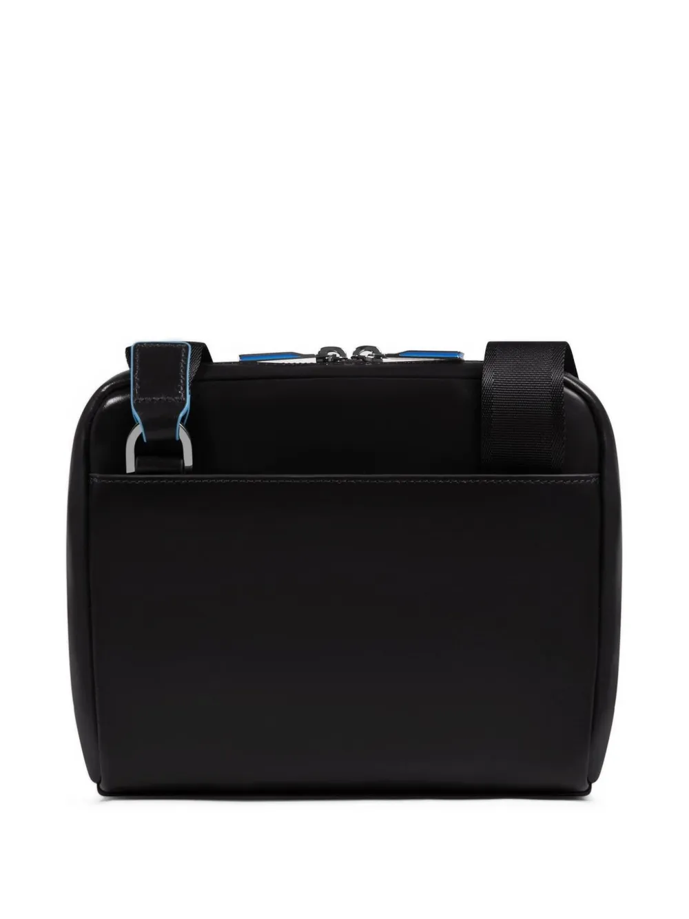 PIQUADRO Leren crossbodytas Zwart