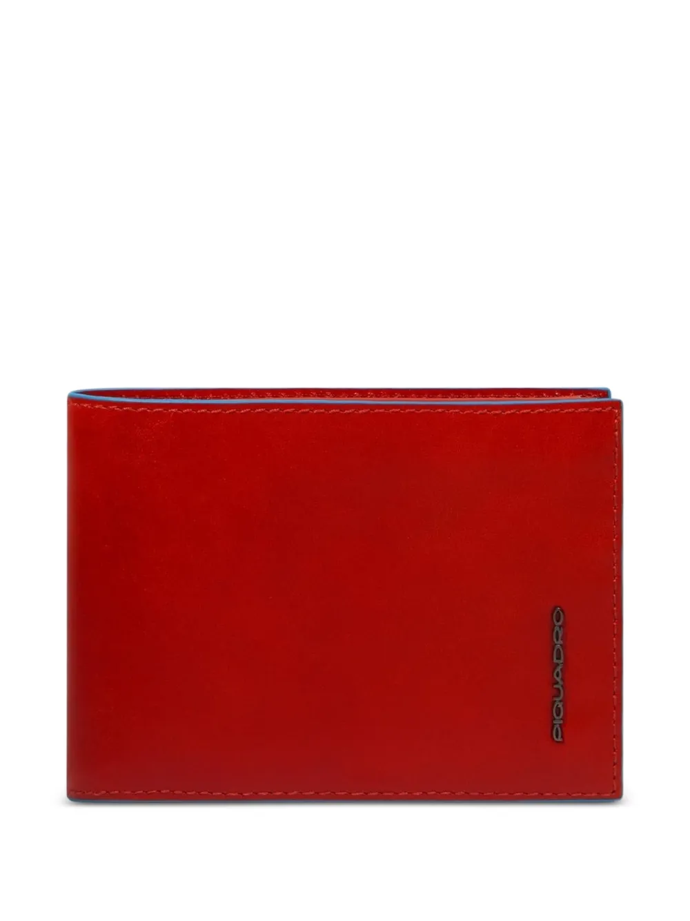 PIQUADRO logo-lettering wallet - Rosso