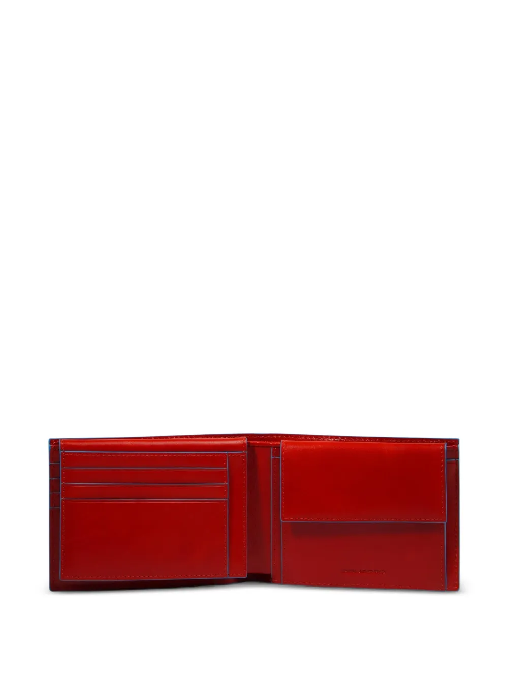PIQUADRO Portemonnee met logo Rood