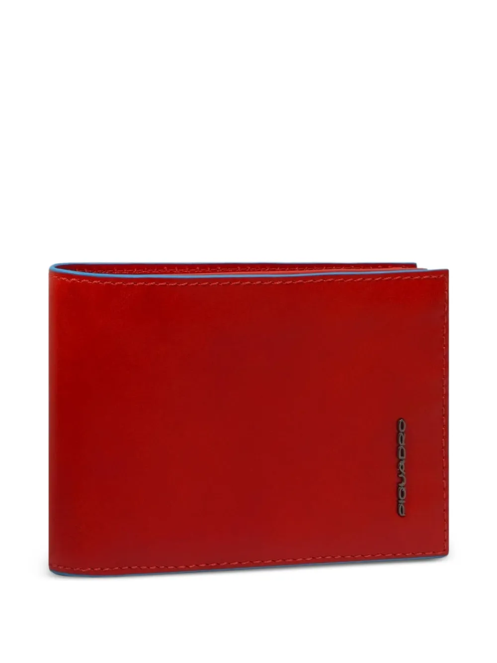 PIQUADRO Portemonnee met logo Rood