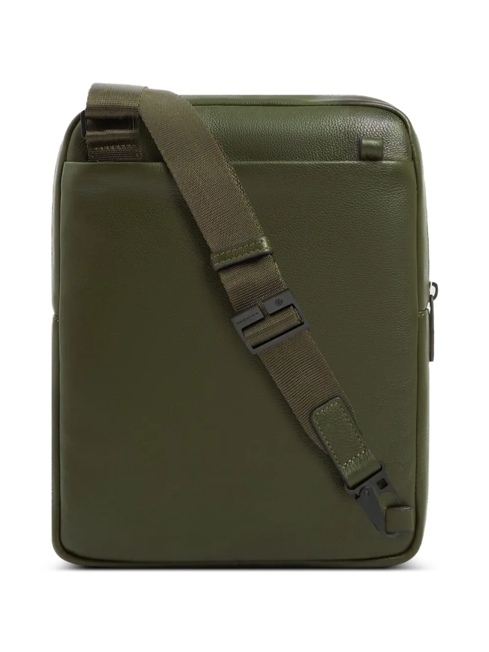 PIQUADRO Leren messengertas Groen